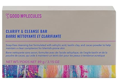 Good Molecules Limpiador Exfoliante Clarify And Cleanser Bar 89gr