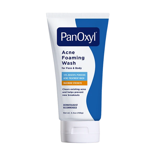 PanOxyl - Acne Foaming Wash 10% Benzoyl Peroxide Acne Treatment Wash Face & Body